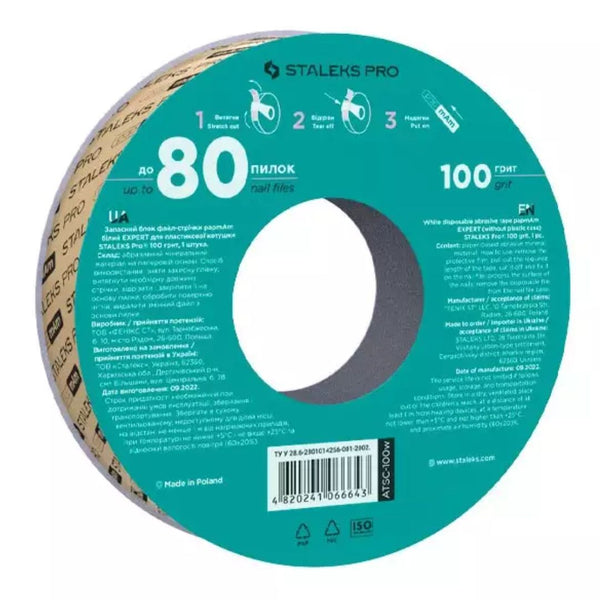 Cinta de Recambios - Staleks - 100 Grit - Recambio