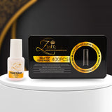 Pack Pegamento de Uñas + Half Tips Coverage 400pcs
