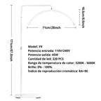 Lampara Moonlight 180º - Blanco