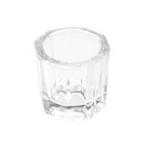 Vaso de Cristal para Monómero Polygel Acrygel - Recipiente uso profesional manicura
