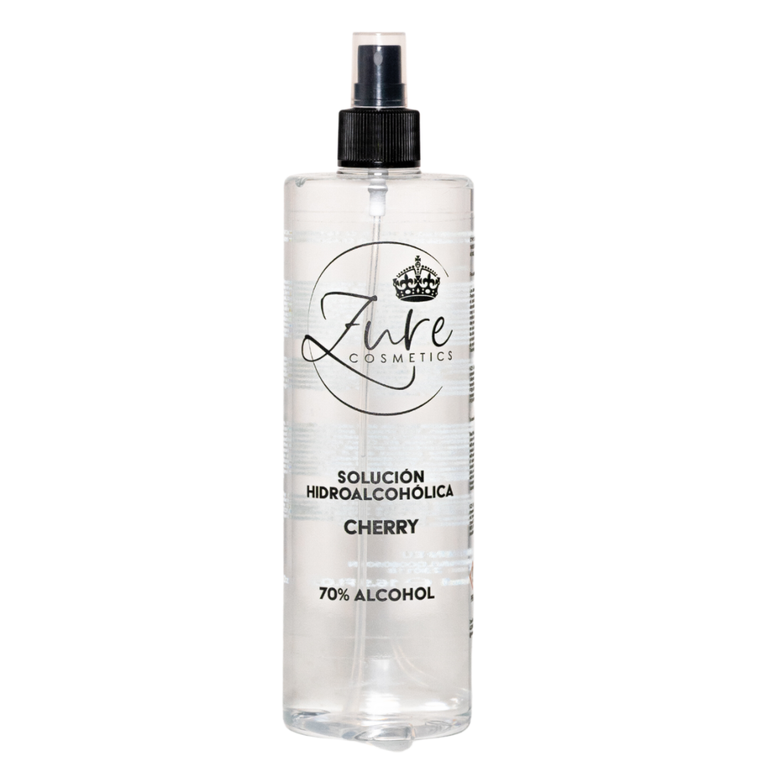 Solución Hidroalcohólica Zure Cosmetics 100ml - Desinfectante uñas manicura pedicura