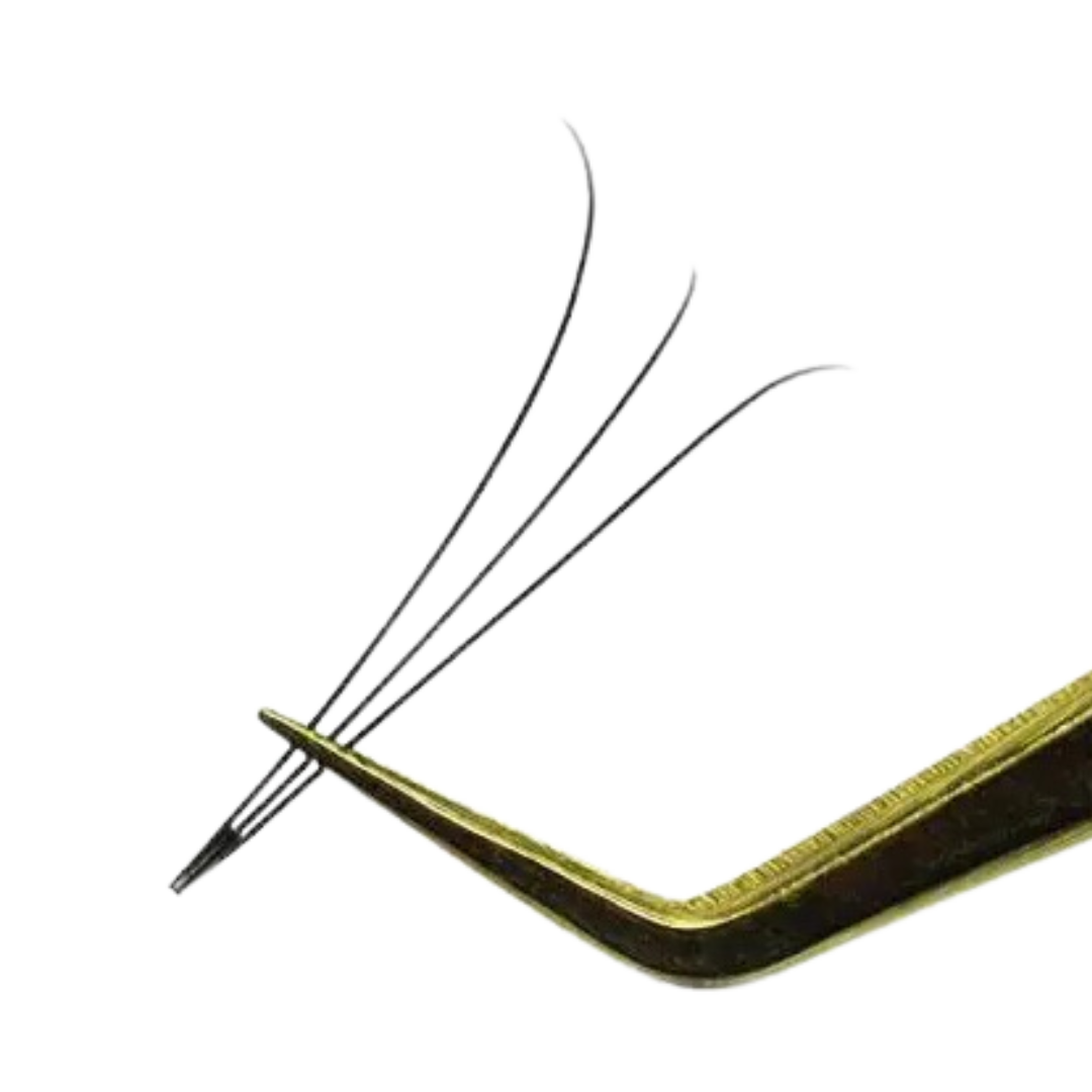 Extensiones de Pestañas Volumen 3D Silk Premium Zure Cosmetics - Efecto volumen natural