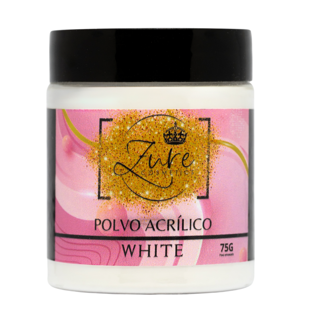 Acrílico Blanco - White Zure Cosmetics - 75 gr