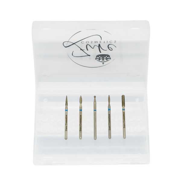 KIT completo de 5 Fresas para Manicura Rusa