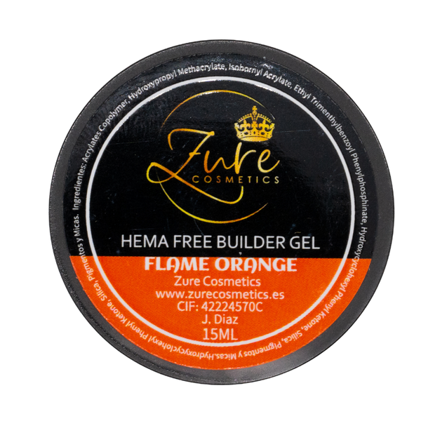 Gel Builder - Flame Orange
