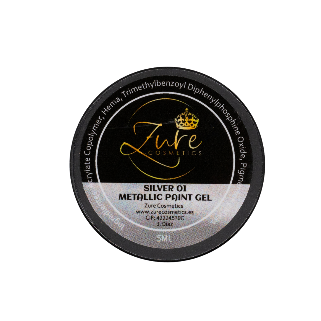 METALLIC PAINT GEL - SILVER 01