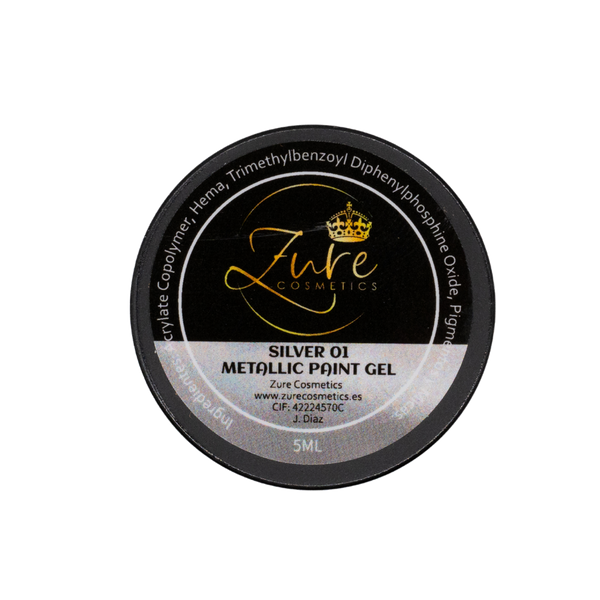 METALLIC PAINT GEL - SILVER 01
