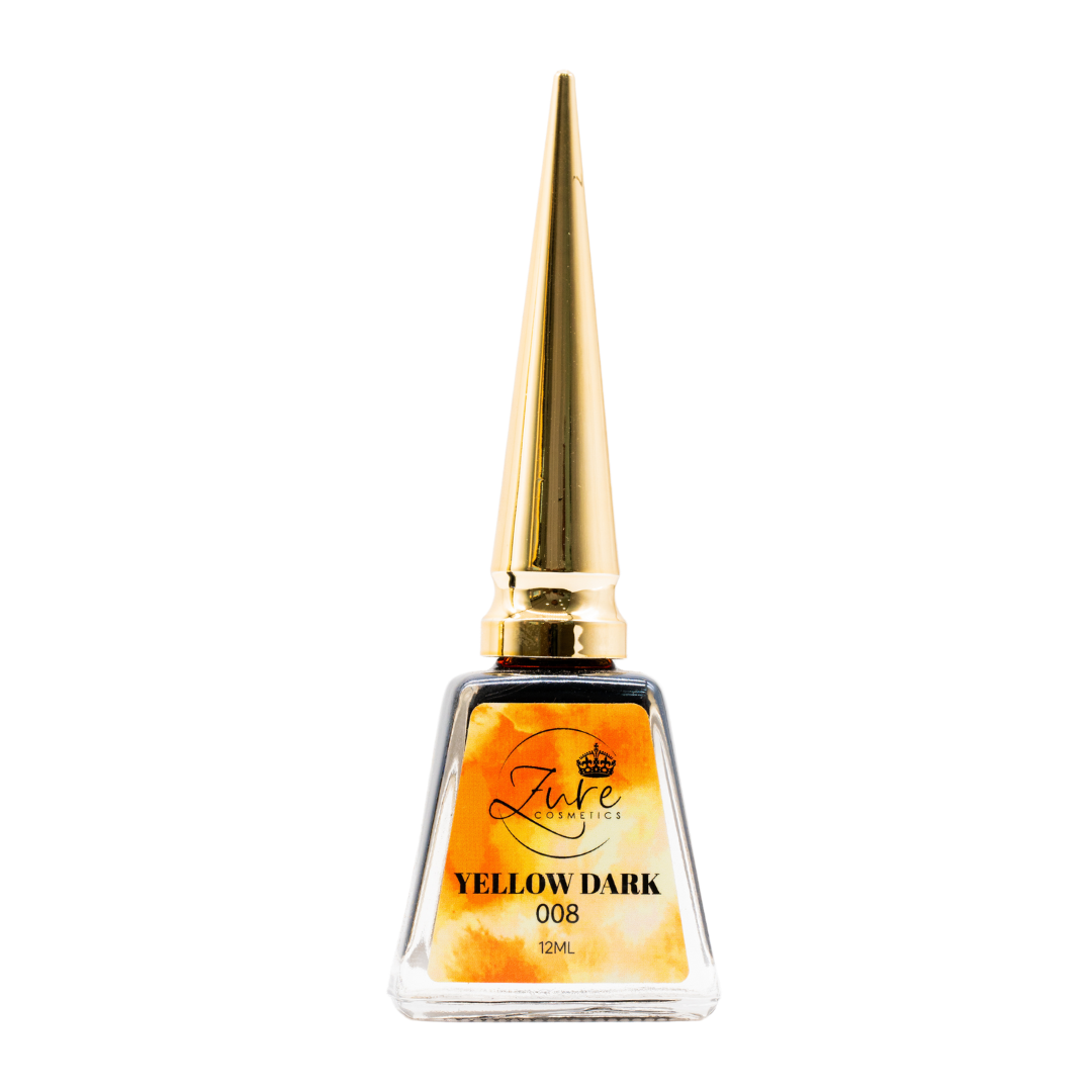 MARBLE INK - YELLOW DARK 008