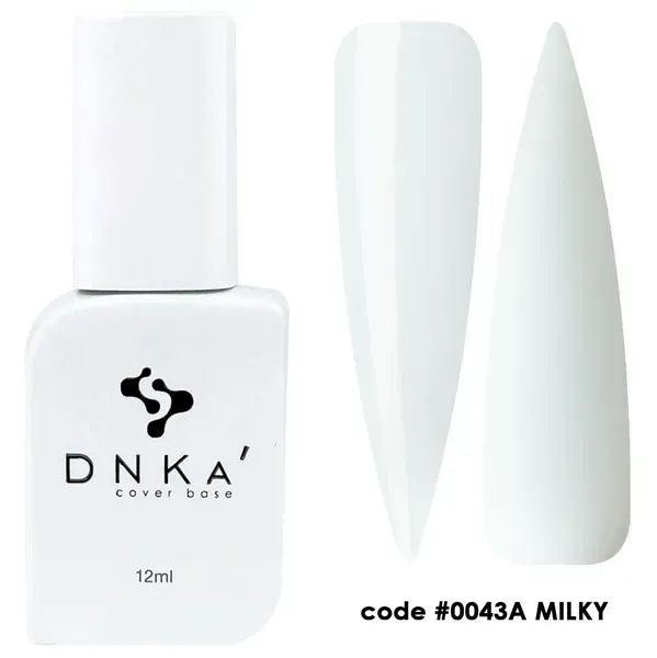 Rubber Base French DNKa #0043A Milky 12 ml — Cobertura French