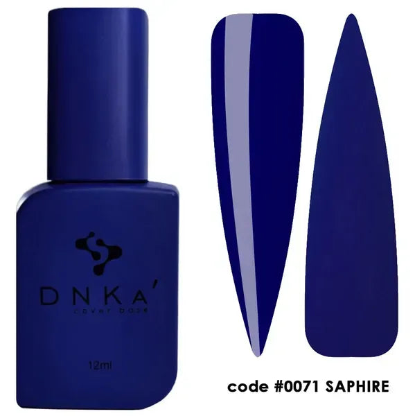 Rubber Base French DNKa #0071 Sapphire 12 ml — Cobertura French