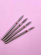 LUNAmoon Fresa de diamante Flame roja 1.8 mm – LUNAmoon – vista 3