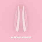 LUNAmoon Gel Tips Almond Medium — Tips de gel 500 uds