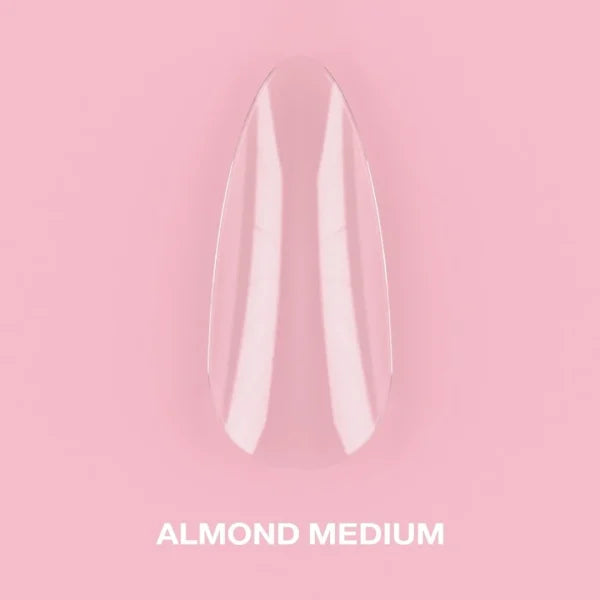 LUNAmoon Gel Tips Almond Medium — Tips de gel 500 uds