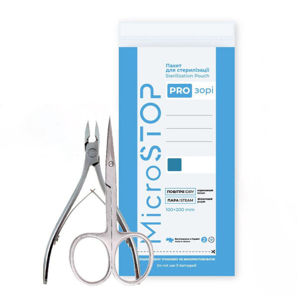 Bolsas de Esterilización Transparentes 75 × 150 mm · Clase 4 (100 uds)