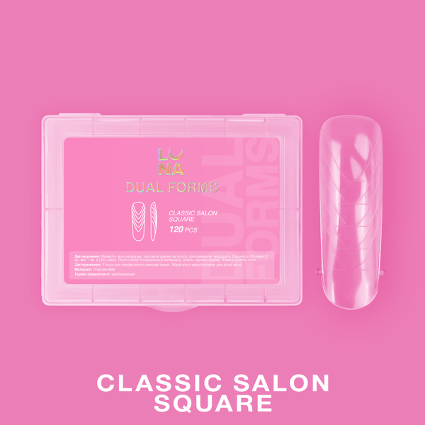 LUNAmoon Dual Forms Classic Salon Square — Moldes superiores