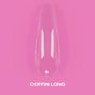 LUNAmoon Gel Tips Coffin Long 500 uds — Tips de gel