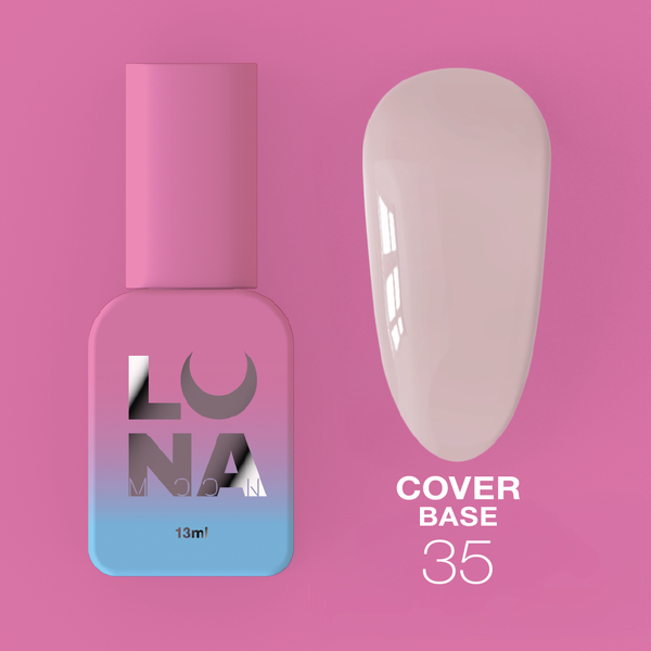 LUNAmoon Cover Base Nº 35 13 ml — Base camuflaje