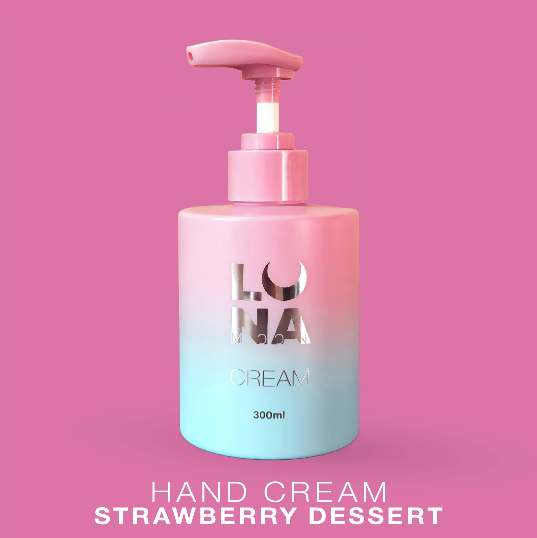LUNAmoon Crema de manos Strawberry Dessert 300 ml