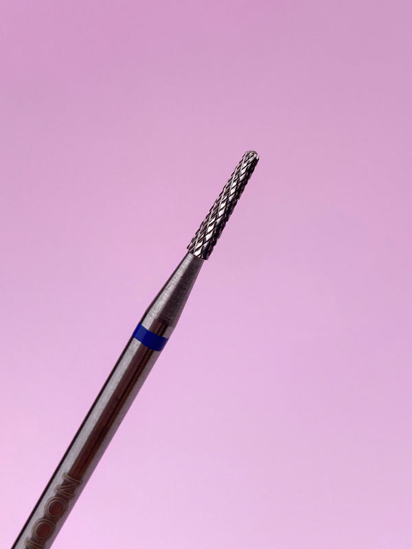 LUNAmoon Fresa de carburo de limado Mini Cone azul 1,3 mm
