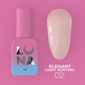 LUNAmoon Elegant Light Acrygel Nº 2 13 ml — Gel constructor líquido – LUNAmoon
