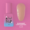LUNAmoon Elegant Light Acrygel Nº 3 13 ml — Gel constructor líquido – LUNAmoon