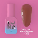 LUNAmoon Elegant Light Acrygel Nº 6 13 ml — Gel constructor líquido – LUNAmoon