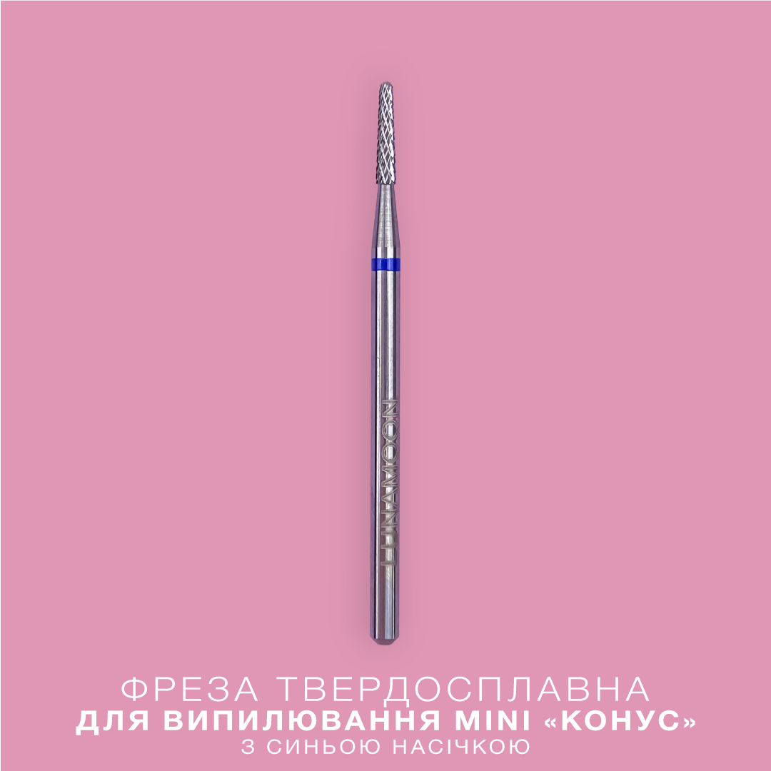 LUNAmoon Fresa de carburo de limado Mini Cone azul 1.3 mm – LUNAmoon