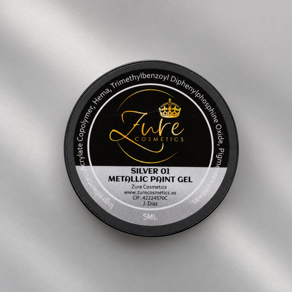 Metallic Paint Gel - Silver 01