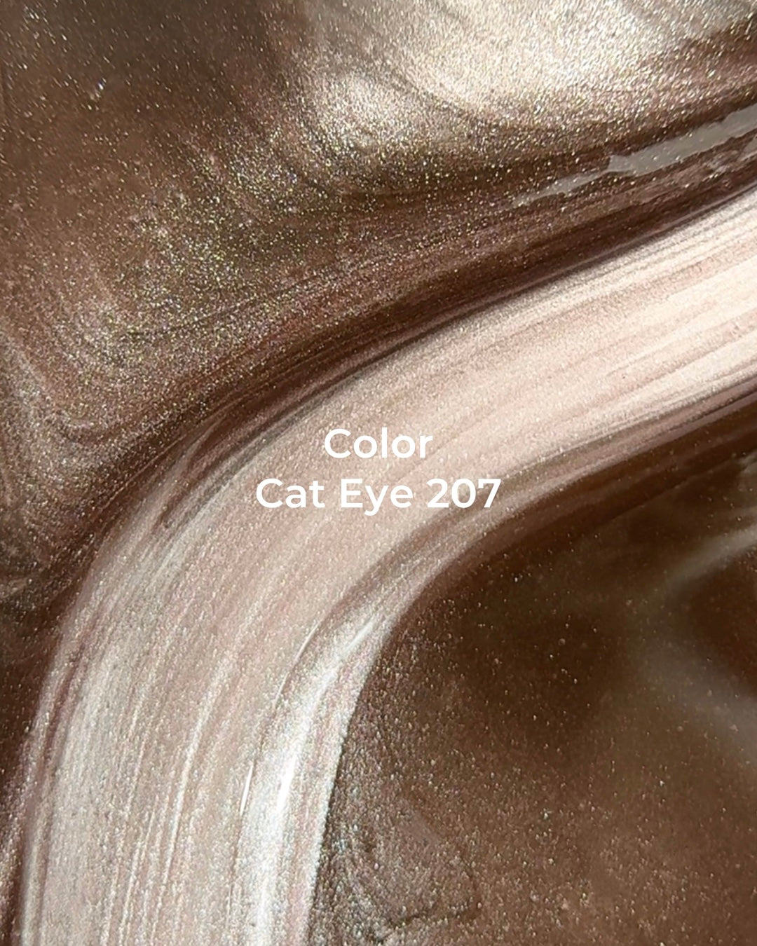 LUNAmoon Color Cat Eye Nº 207 8 ml — Esmalte semipermanente ojo de gato – LUNAmoon – vista 2