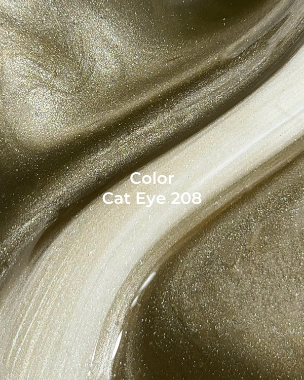 LUNAmoon Cat Eye Nº 208 8 ml — Esmalte semipermanente ojo de gato