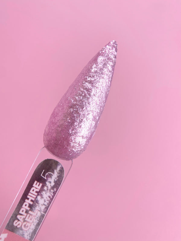 LUNAmoon Sapphire Gel Nº 05 5 ml — Gel con purpurina