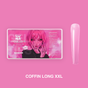 LUNAmoon Gel Tips Coffin Long XXL 500 uds — Tips de gel