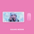 LUNAmoon Gel Tips Square Medium — Tips de gel 500 uds – LUNAmoon