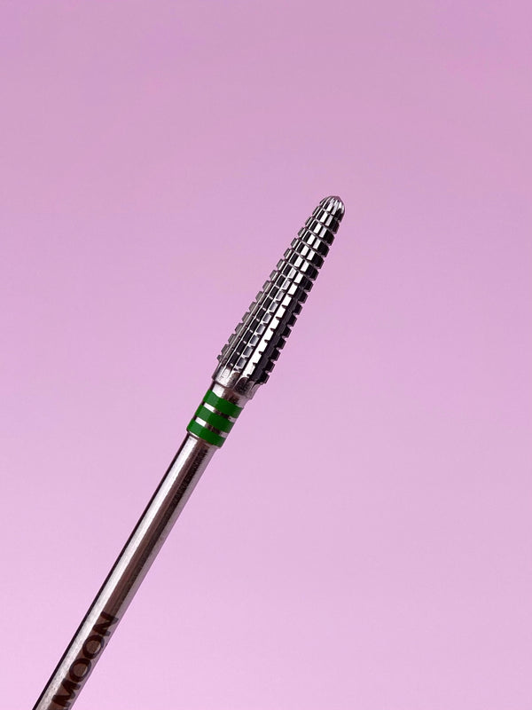 LUNAmoon Fresa de carburo Cone verde 3,2 mm