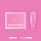 LUNAmoon Dual Forms Short Almond — Moldes superiores reutilizables – LUNAmoon