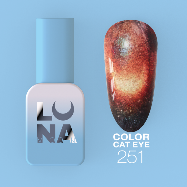 LUNAmoon Cat Eye Nº 251 8 ml — Esmalte semipermanente ojo de gato