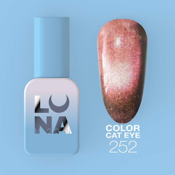 LUNAmoon Cat Eye Nº 252 8 ml — Esmalte semipermanente ojo de gato
