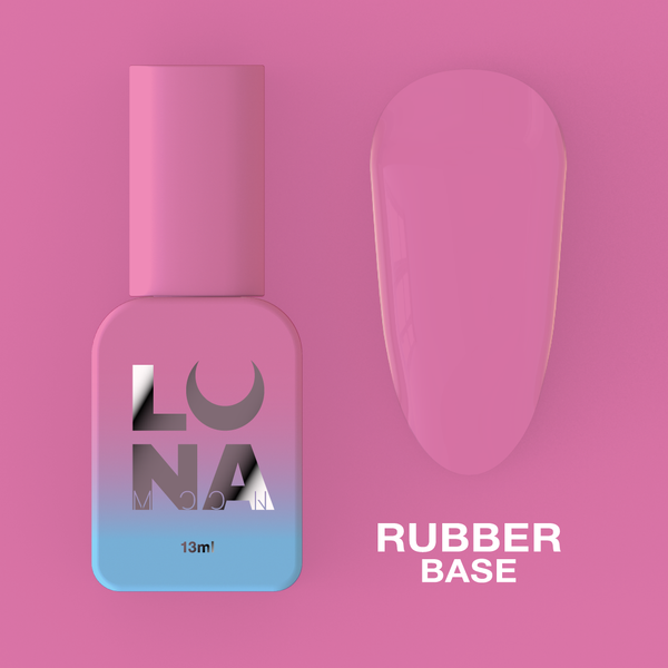 LUNAmoon Rubber Base 13 ml — Base de caucho transparente