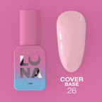 LUNAmoon Cover Base Nº 26 13 ml — Base camuflaje – LUNAmoon