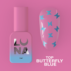 LUNAmoon Top Butterfly Blue 13 ml — Top con efecto – LUNAmoon