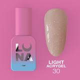 LUNAmoon Light Acrygel Nº 30 13 ml — Gel constructor líquido – LUNAmoon