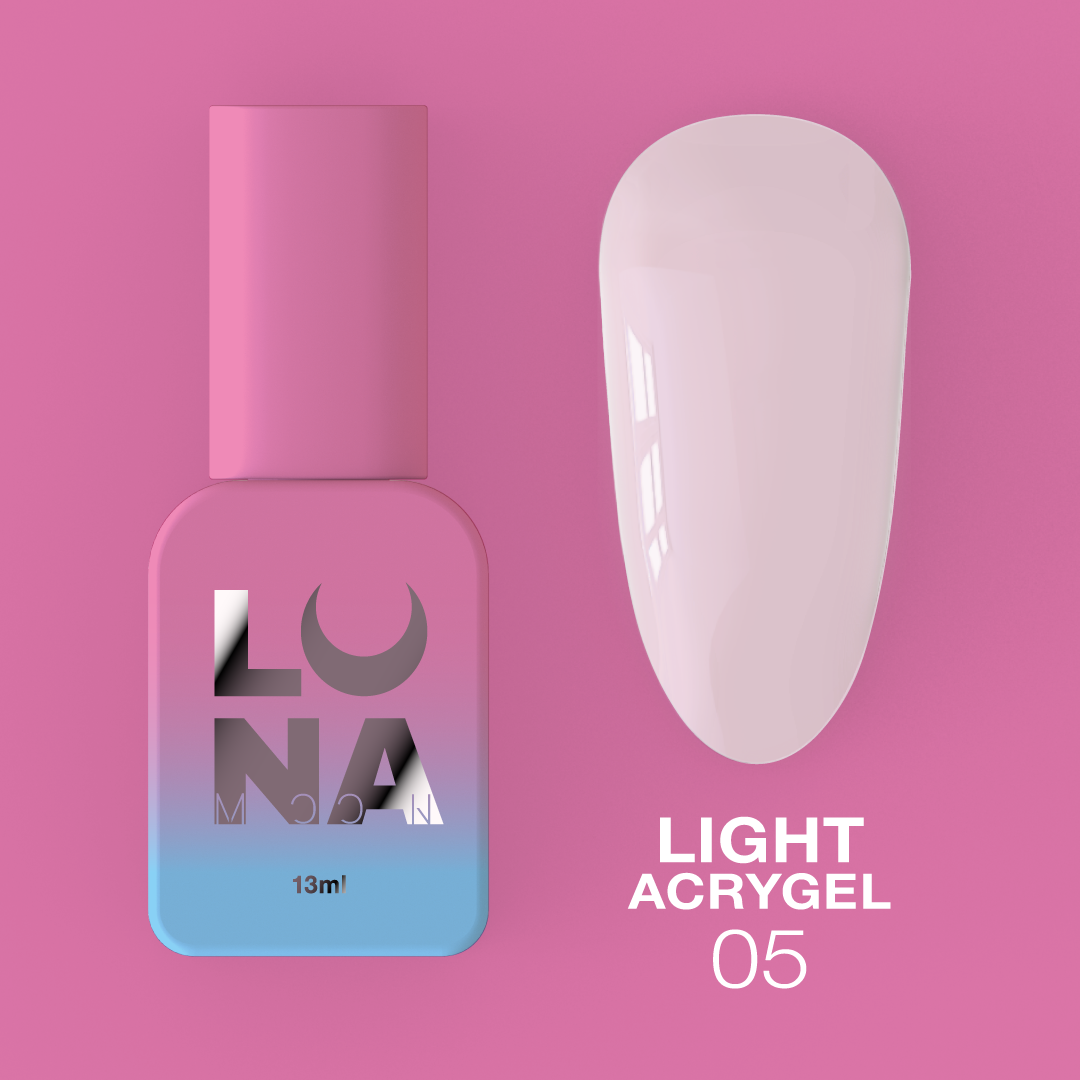 LUNAmoon Light Acrygel Nº 5 13 ml — Gel constructor líquido – LUNAmoon