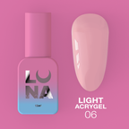 LUNAmoon Light Acrygel Nº 6 13 ml — Gel constructor líquido – LUNAmoon