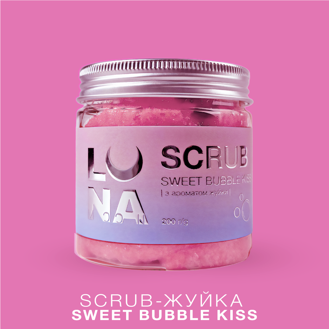 LUNAmoon Exfoliante Sweet Bubble Kiss 200 ml — Manos y pies – LUNAmoon