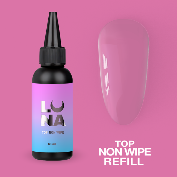 LUNAmoon Top Non Wipe Recarga 60 ml — Top sin capa pegajosa