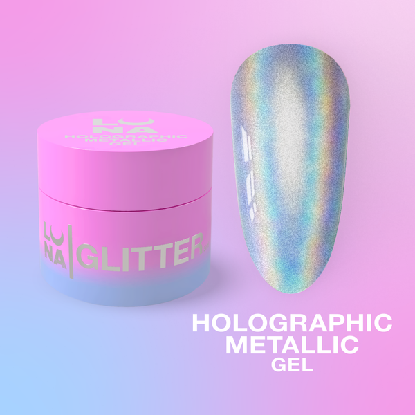 LUNAmoon Holographic Metallic Gel 5 ml — Gel pintura holográfico