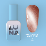 LUNAmoon Color Magnetic Cat Eye Nº 4 8 ml — Esmalte semipermanente ojo de gato – LUNAmoon