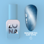 LUNAmoon Color Magnetic Cat Eye Nº 6 8 ml — Esmalte semipermanente ojo de gato – LUNAmoon