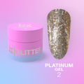 LUNAmoon Platinum Gel Nº 2 5 ml — Gel con purpurina – LUNAmoon