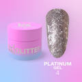 LUNAmoon Platinum Gel Nº 4 5 ml — Gel con purpurina – LUNAmoon